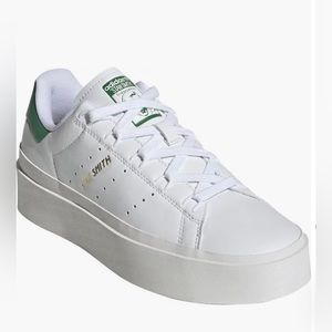 Adidas Stan Smith Bonega Platform White & Green Sneaker